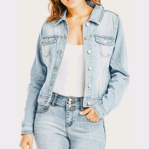 Ci Sono Light Wash Jean Jacket
